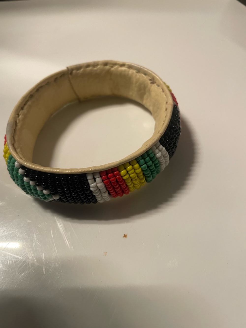 Colorful Seed Bead Cuff Bracelet